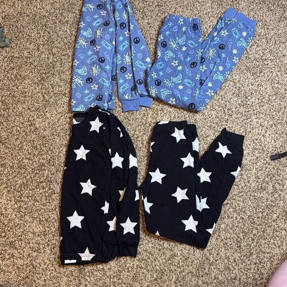 Calvin Klein Girls Fleece Pajama Bundle Size 8 - Picture 1 of 4